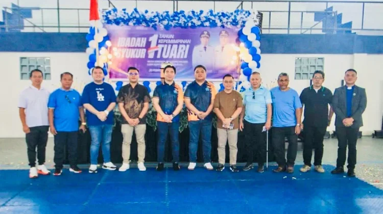 Pastor Paroki Tahuna Hadiri Peresmian GOR