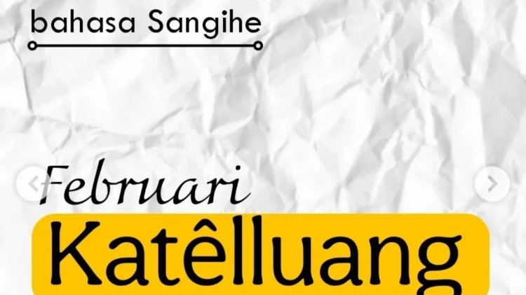 Dari Lingkungan Keluarga Kita Lestarikan Bahasa Daerah Sangihe