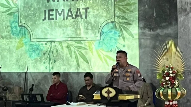 Polres Sangihe Gelar Minggu Kasih di Kalurae