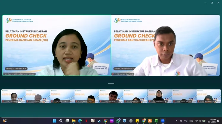 BPS Sangihe Lakukan Ground Check PBI Nonaktif