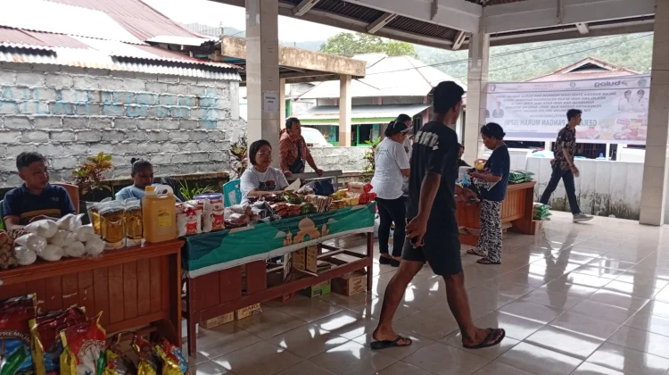 Pasar Murah, Jadi Pilihan Masyarakat Sangihe untuk Belanja
