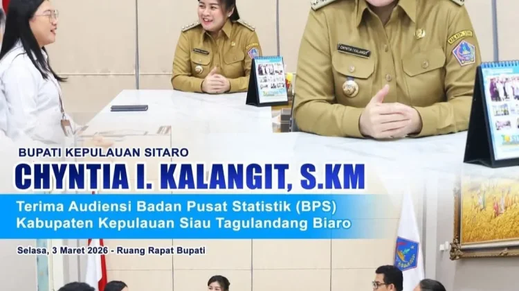 Pemkab Sitaro Kolaborasi Bersama BPS Sediakan Data Berbasis Kredibel