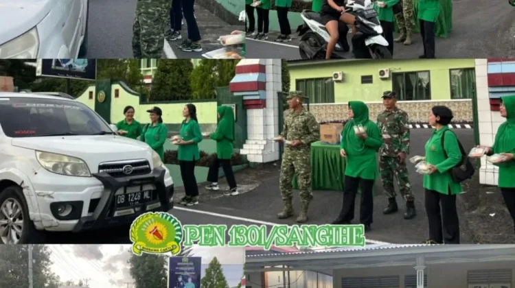 Kodim 1301 Sangihe Bagi Taqjil, Tingkatkan Kebersamaan di Bulan Ramadan