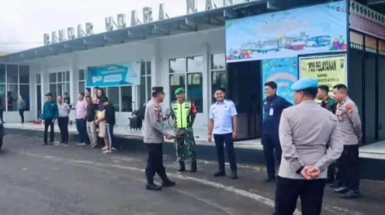 Kapolres Sangihe Pantau Pengamanan Mudik Lebaran di Tabukan Utara