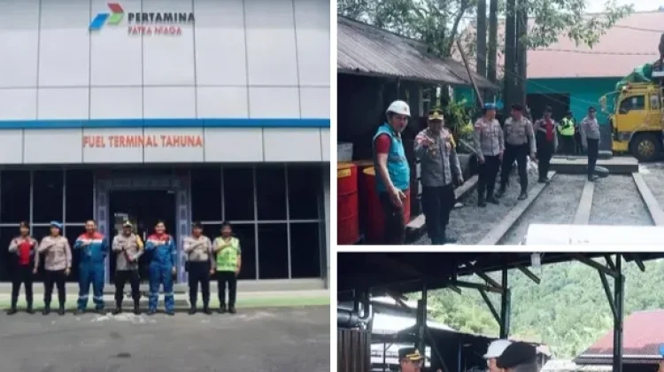 Polres Sangihe Sambangi Objek Vital dan Safari Ramadan
