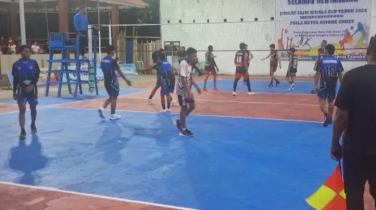 Jemaat Elim Binala Tamako Menggelar Open Turnamen Bola voli