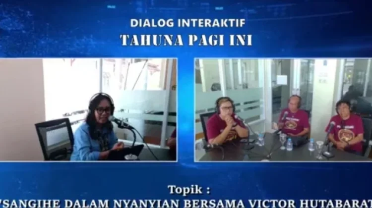 Victor Hutabarat Penyanyi Legendaris Indonesia di RRI Tahuna