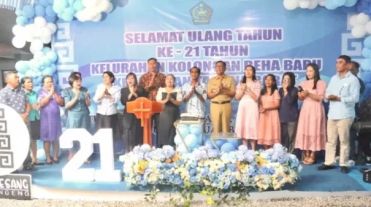 Kelurahan Beha Baru Tahuna Barat Rayakan HUT ke 21