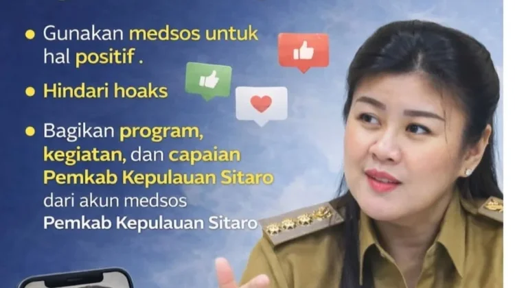 Bupati Sitaro Imbau ASN Bijak  Bermedia Sosial