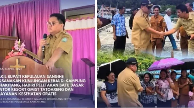 Wabup Bulahari Kunker ke Kahakitang Sekaligus Pengobatan Gratis