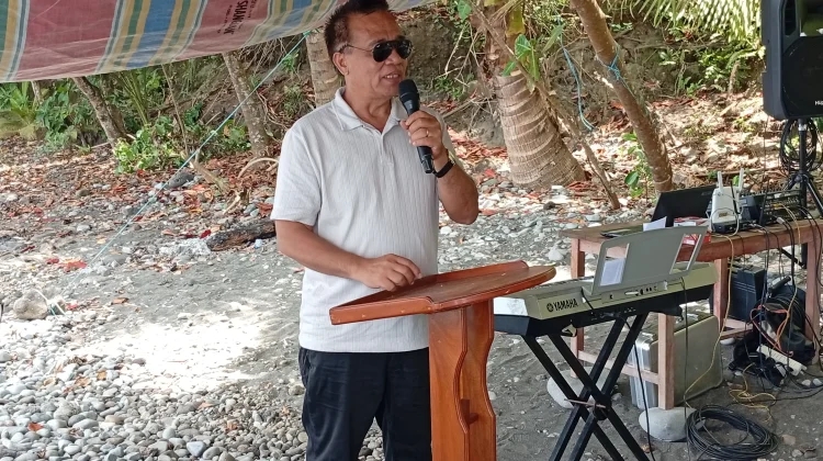Angkasawan RRI Tahuna Bersama Keluarga Ibadah Paskah