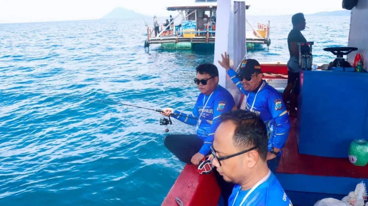 Kapolres dan Wakil Bupati Sangihe Hadiri Tournament Kapolda Cup