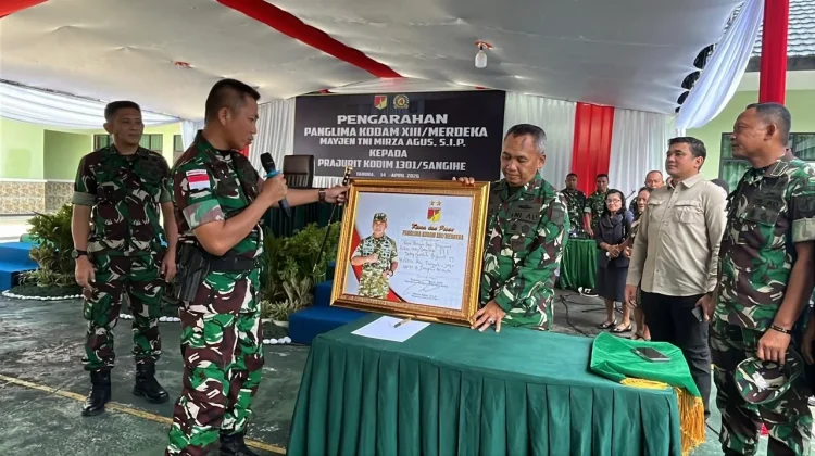 Pangdam XIII/Merdeka Tekankan Disiplin Prajurit di Sangihe
