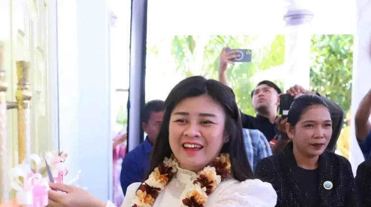 Bupati Sitaro Resmikan  Gereja GMIST Korintus Buhias,di HUT-Ke19