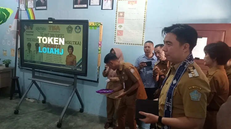 Bupati Sangihe MT Secara Simbolis Buka Pelaksanaan TKA SD