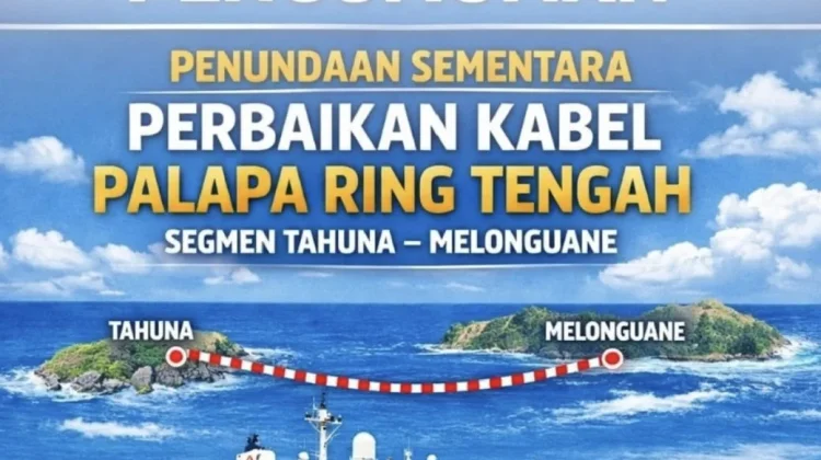 Perbaikan Kabel Palapa Ring  Ditunda, Internet di Sangihe Masih Normal