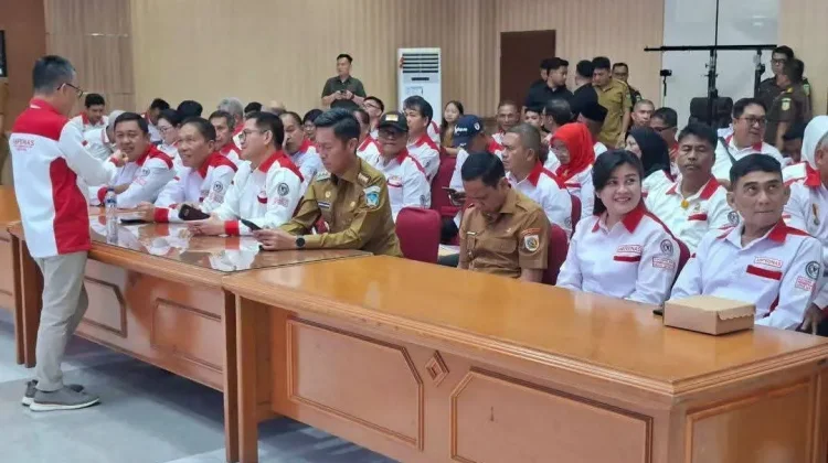 Perkuat Koordinasi, Bupati Sitaro Hadiri Rapat ABPENDAS Sulut