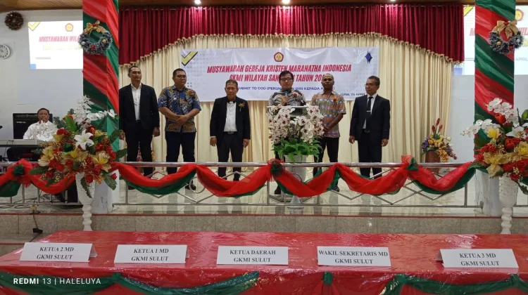 Kasi Bimas Kristen Buka Musyawarah Wilayah II GKMI Sangihe I
