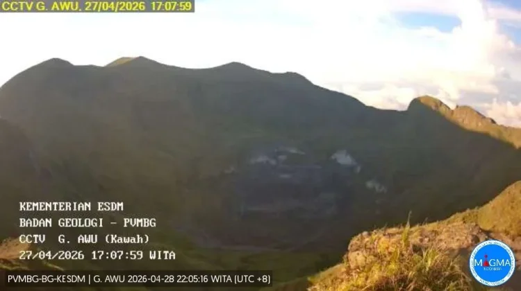Gunung Awu Mulai Panaskan Tungku  Magma, Masyarakat Sangihe Waspada