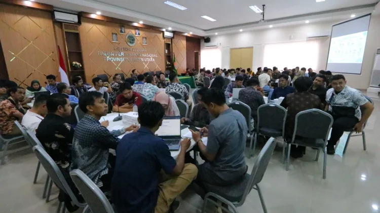 BPN Sangihe Ikuti Launching Implementasi Layanan Pengukuran Terjadwal
