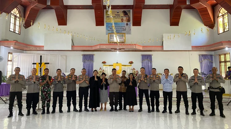 Polres Sangihe Pererat Silaturahmi Melalui Minggu Kasih