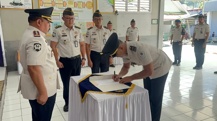 Dua Pejabat Eselon V Lapas Kelas IIB Tahuna Resmi Dilantik