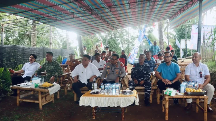 Polres Sangihe Ikuti Panen Raya Jagung Serentak Nasional