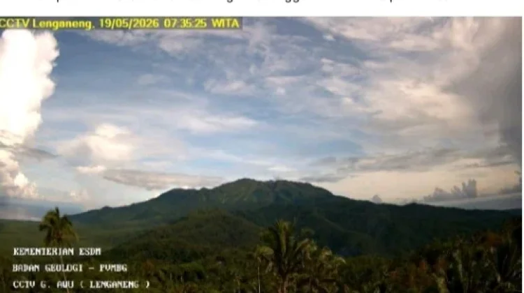 Gunungapi Awu Sangihe Naik Level Waspada ke Siaga