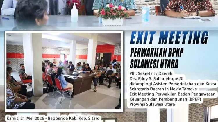 Sekda Sitaro Apresiasi Pendampingan BPKP Tingkatkan Tata Kelola Pemerintahan