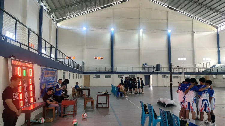 Semangat Persaudaraan Warnai Turnamen Voli SMP