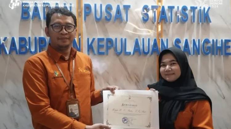 BPS Sangihe Tetapkan Pegawai Teladan Triwulan I Tahun 2026