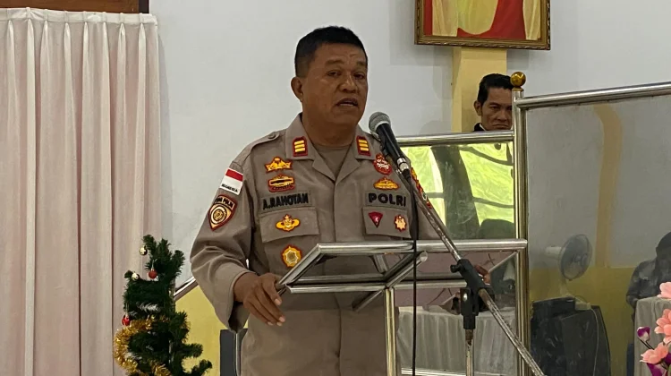 Program Minggu Kasih, Polres Sangihe Ajak Jaga Kondusivitas