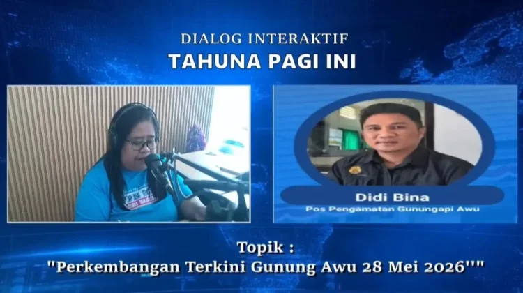 Secara Kegempaan Aktivitas Gunung Awu Menurun dan Terus Dipantau