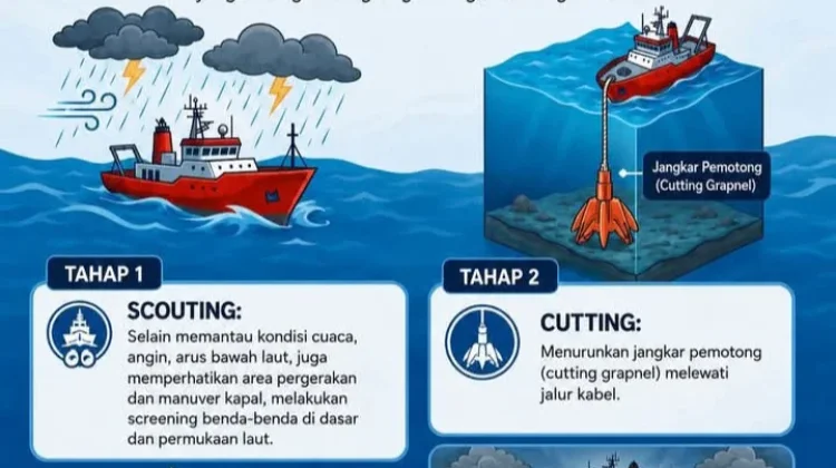 Ini Kata Kominfo Sangihe Tentang  Pemeliharaan Kabel Bawah-Laut