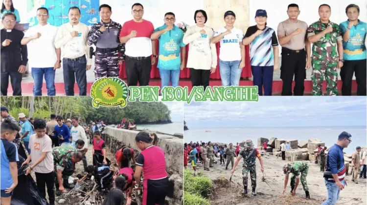 TNI Dukung Bhakti Sosial PAAP Mandalokang Sitaro