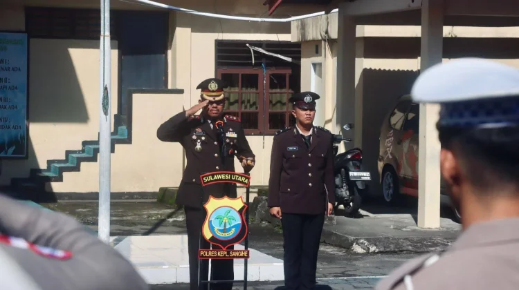Polres Kepulauan Sangihe Gelar Upacara Hari Lahir Pancasila 2026