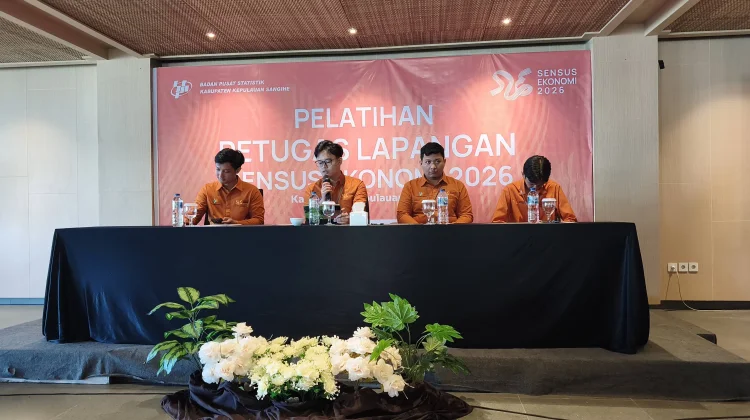 BPS Sangihe Gelar Pelatihan Petugas Lapangan Sensus Ekonomi 2026