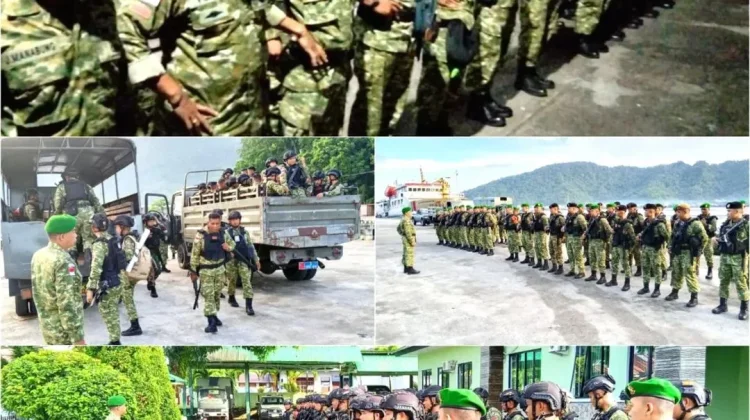 Satgas Pamputer Tiba di Tahuna, Perkuat Pengamanan Perbatasan