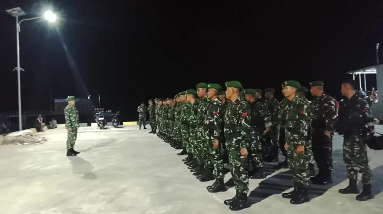 Satgas Pamputer Berangkat Amankan Pulau Terluar Sangihe