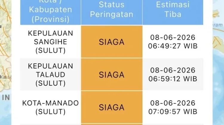 BPBD Sangihe Imbau Warga Pesisir Evakuasi ke Daerah lebih Tinggi