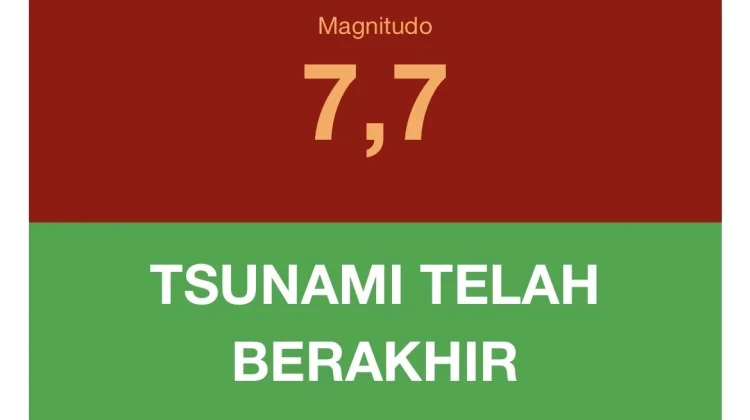 Peringatan Tsunami Berakhir, Gelombang Sempat Terdeteksi di Tahuna dan Talengen