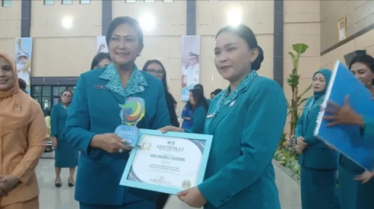 TP-PKK Sangihe Raih Prestasi Tingkat Propinsi Juara I LPHBS