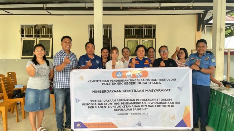 Polnustar dan Damkar Sangihe Edukasi Kelompok Sengkanaung  Aman Gunakan LPG