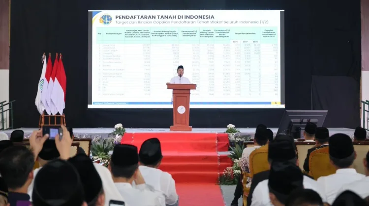 Meningkat 206%, Menteri Nusron Apresiasi Percepatan Sertifikasi Tanah Wakaf