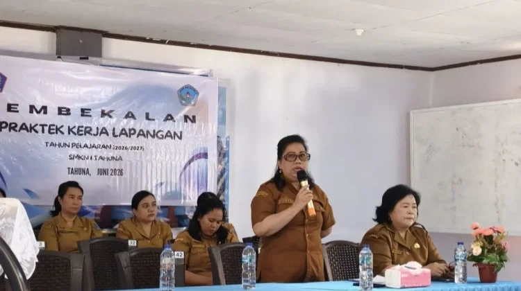 Sebanyak 185 Siswa SMK Negeri 1 Tahuna Ikuti Pembekalan PKL