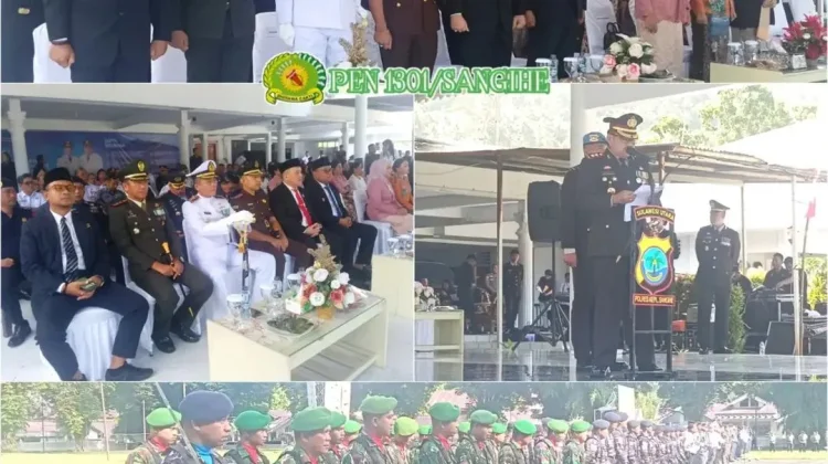 Hut-80 Bhayangkara Jadi Momentum Perkuat Sinergi TNI-Polri di Sangihe