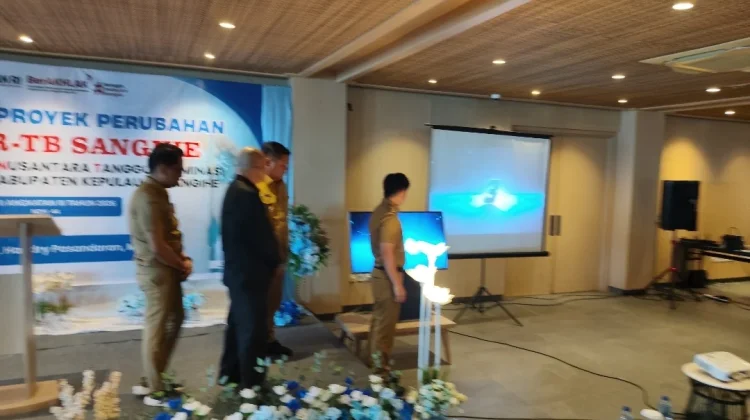 Dinas Kesehatan Sangihe Resmi Launching Santer TB, Permudah Penemuan Kasus TB