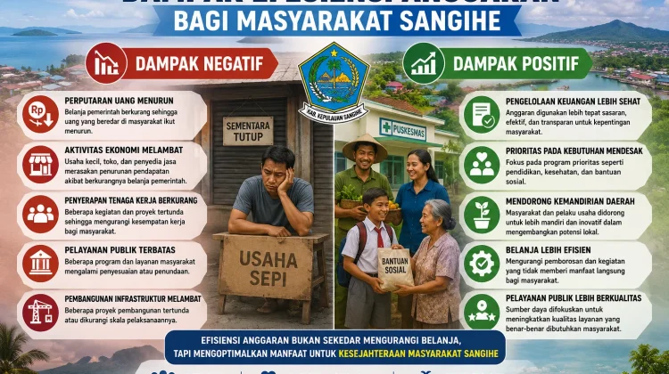 Kabag Ekonomi Sangihe Ungkap Dua Sisi Dampak Kebijakan Efisiensi Anggaran