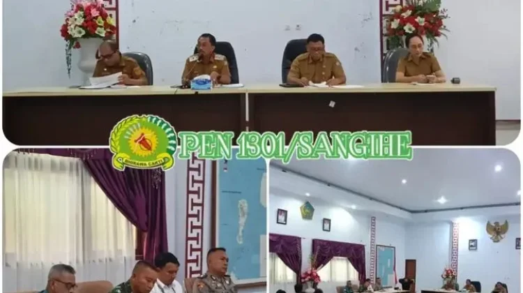 Kodim 1301/Sangihe Perkuat Sinergi, Dukung Percepatan Pembangunan Daerah 3T