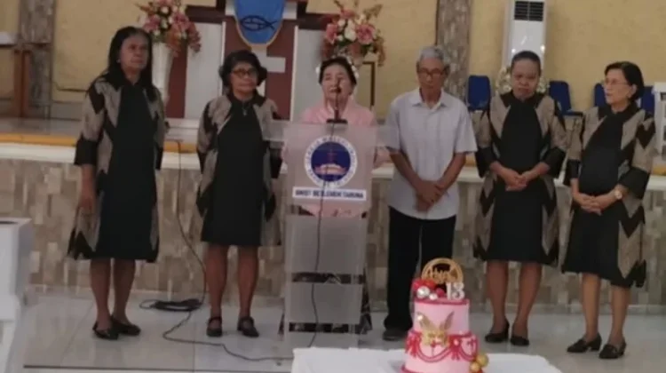 Pelka Lansia Jemaat Betlehem Tahuna HUT 13 Tahun